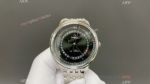 Omega De Ville 42mm Green/White/Grey Face WG Band 8901 Movement Watch